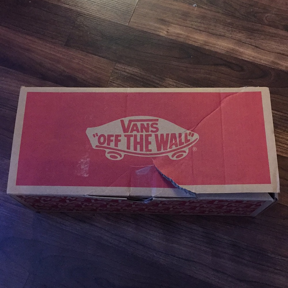 Brand New Sepia Rose Canvas Vans Size Women’s 10